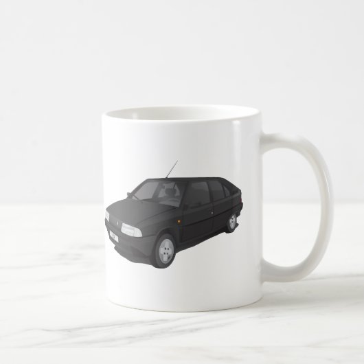 Citroën BXの黒い/灰色のマグ コーヒーマグカップ (右)
