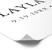 CITRONレモンジェンダーのリビールウェルカム18x24 ポスター (角)