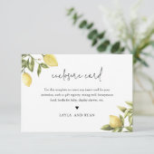 CITRONレモン柑橘系エンクロージャインサートカード5"x3.5" エンクロージャーカード (スタンド正面)