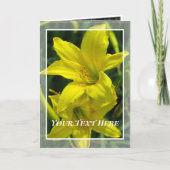 Citron Daylily カード (正面)