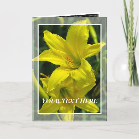 Citron Daylily カード (正面)