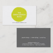 CITRON GREEN絵を描にCIRCLEロゴ 名刺 (正面/裏面)