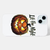 Citrouille Lumineuse Effrayante, Design Halloween Case-Mate iPhoneケース (裏面 (横))