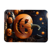 Citrouilles Halloween  マグネット (横)