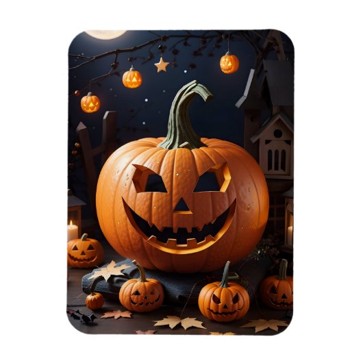 Citrouilles Halloween  マグネット (縦)