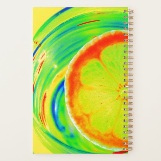 Citrusサイケデリックが私の人生をZestで生きる プランナー手帳 (裏面)