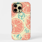 Citrus and Ice Pattern iPhoneケース (裏面)