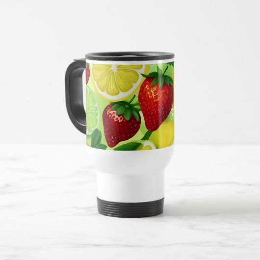Citrus Berry Fresh Travel Mug トラベルマグ (正面左)