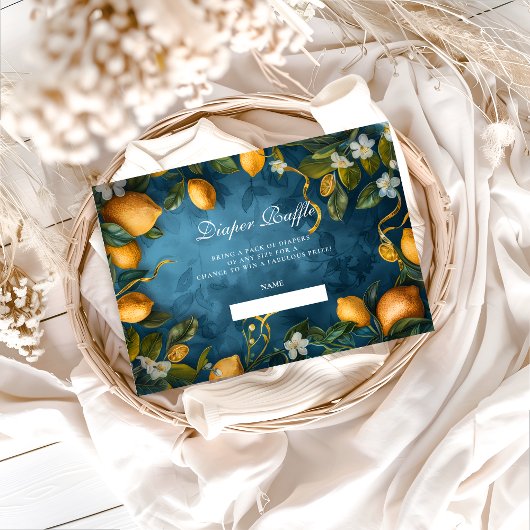 Citrus Blossom Blue Diapper Raffle エンクロージャーカード