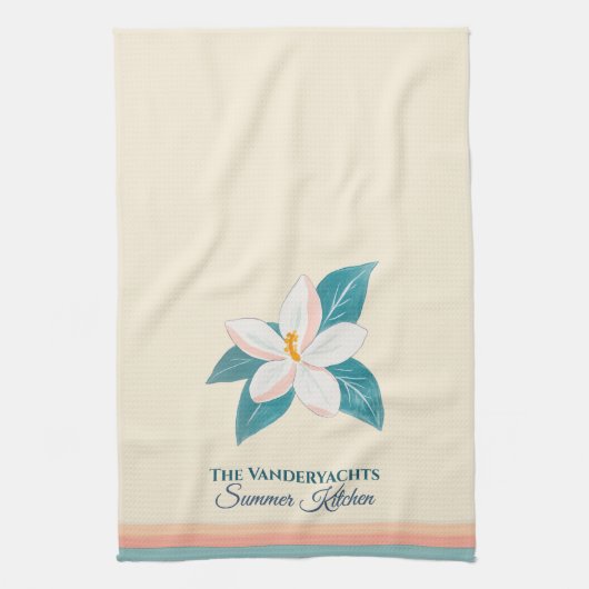 Citrus Blossom & Coastal キッチンタオル (縦)