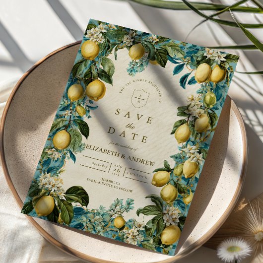 Citrus Blossom Heritage Wedding セーブザデート