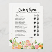 Citrus BrideまたはGroomゲーム完全編集可能カード 招待状 (正面/裏面)
