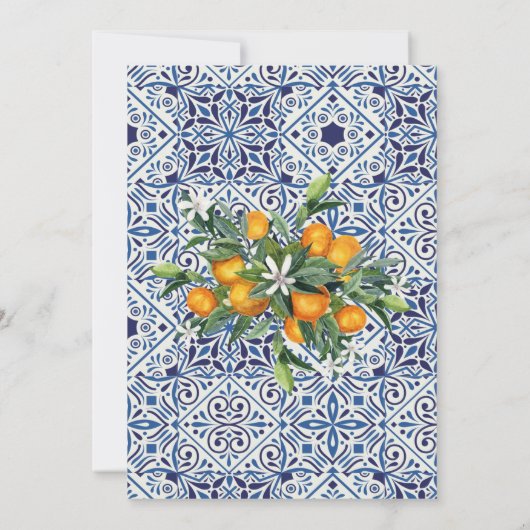 Citrus BrideまたはGroomゲーム完全編集可能カード 招待状 (裏面)