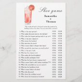 Citrus Cocktail Bridal shower Shoe game (正面)