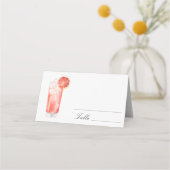 Citrus Cocktail - wedding place cards プレイスカード (裏面)