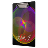 Citrus Color Blend Geometric Clipboard クリップボード (左)