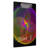 Citrus Color Blend Geometric Clipboard クリップボード (右)