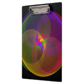 Citrus Color Blend Geometric Clipboard クリップボード (左)