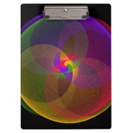 Citrus Color Blend Geometric Clipboard クリップボード