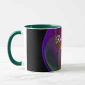 Citrus Color Blend Geometric Coffee Mug マグカップ (左)
