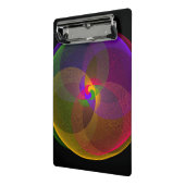 Citrus Color Blend Geometric Mini Clipboard ミニクリップボード (アングル2)