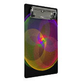 Citrus Color Blend Geometric Mini Clipboard ミニクリップボード (アングル)