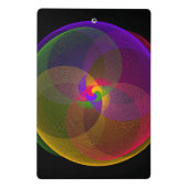 Citrus Color Blend Geometric Mini Clipboard ミニクリップボード (裏面)