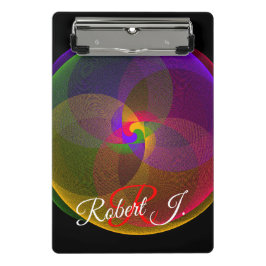 Citrus Color Blend Geometric Mini Clipboard ミニクリップボード