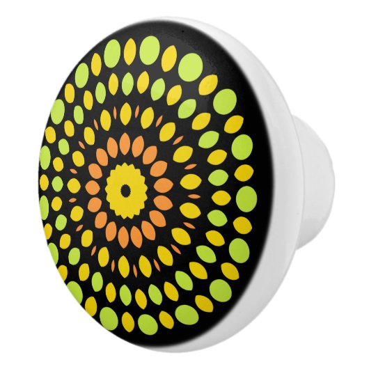 Citrus colors, green, yellow, orange, セラミックノブ (右)
