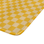 Citrus cream checkered board pattern カッティングボード (角)