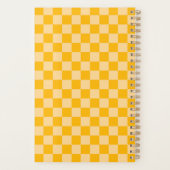 Citrus cream checkered board pattern プランナー手帳 (裏面)