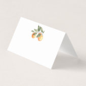 Citrus cutie wedding place card (正面)