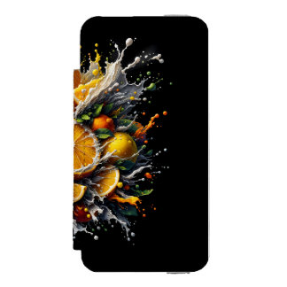 Citrus Explosion iPhone SE/5/5sウォレットケース