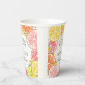 Citrus Floral Little Cutie Baby Shower 紙コップ (右)