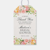 Citrus Floral Main Squeeze Bridal Shower Favor ギフトタグ (裏面)