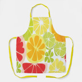 Citrus Fruit Pattern エプロン (正面)