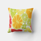 Citrus Fruit Pattern クッション (裏面)