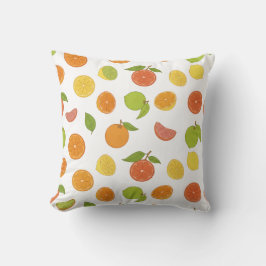 Citrus Fruits Pattern クッション