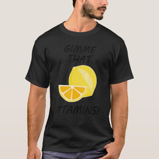 Citrus Fruits Vitamins Lemonade Fruits Tシャツ (正面)
