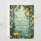 Citrus Garden Botanical Wedding セーブザデート (正面)