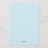 Citrus Green & Coastal Blue Engagement Party 招待状 (裏面)