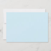 Citrus Green & Coastal Blue Wedding セーブザデート (裏面)