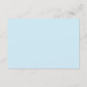 Citrus Green & Coastal Blue Wedding Registry エンクロージャーカード (裏面)