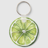 Citrus Green Lime Fruit キーホルダー (正面)