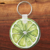 Citrus Green Lime Fruit キーホルダー (正面)
