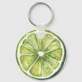 Citrus Green Lime Fruit キーホルダー (裏面)
