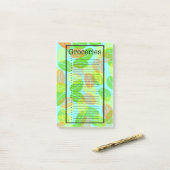 Citrus Grocery List Post it Notes ポストイット (デスク上)