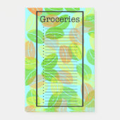 Citrus Grocery List Post it Notes ポストイット (正面)