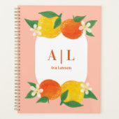 Citrus Lemon Orange Planner プランナー手帳 (正面)