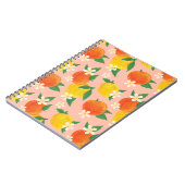 Citrus Lemon Orange Small Notebook ノートブック (左側)